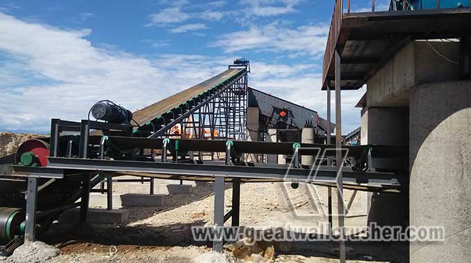 cone crusher and jaw crusher in whole crushing plant 