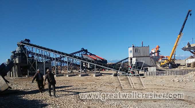 Configurations of cone crusher and jaw crusher 