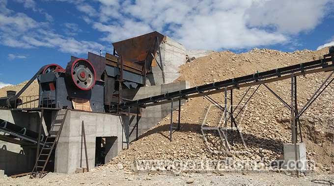 Jaw crusher and cone crusher for stone crushing plant 