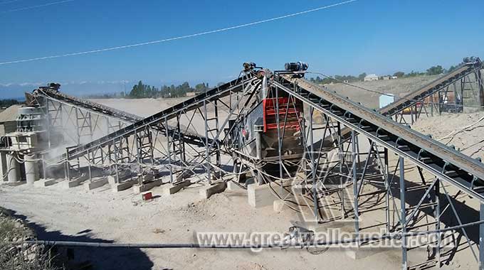 Cone crusher and jaw crusher for quarry crushing plant