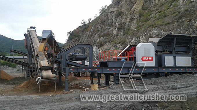 mobile jaw crusher plant and mobile cone crusher Tanzania 