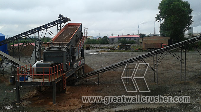 mobile crusher plant for recycling concrete project Kenya 