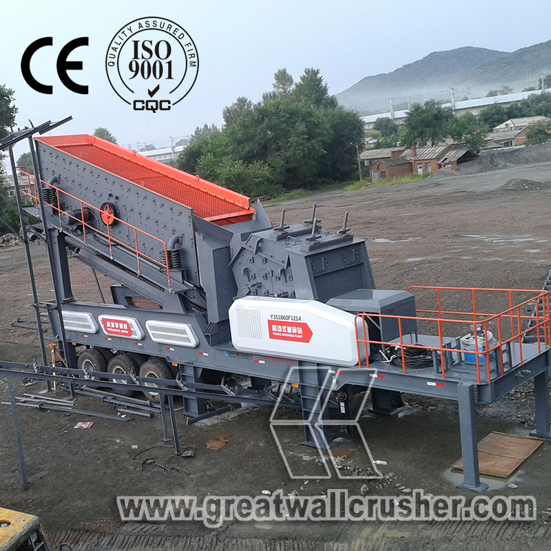 mobile crushing plant for sale 