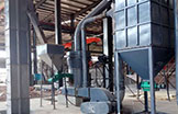 Work site of grinding plant